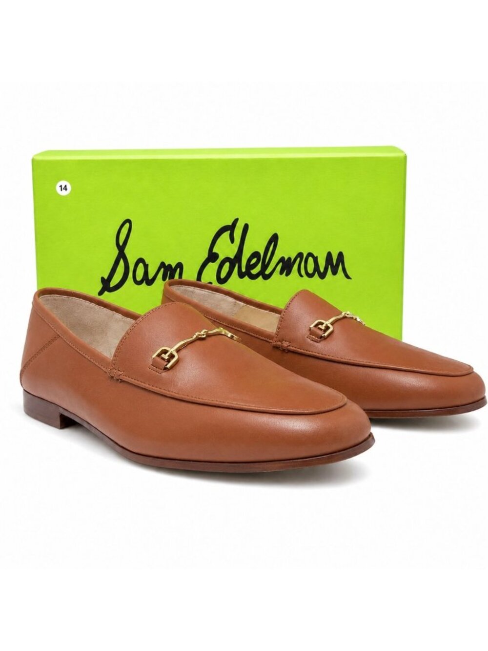 Sam Edelman Loraine Bit Loafers Women 7 M Saddle Leather New With Box - Picture 10 of 13